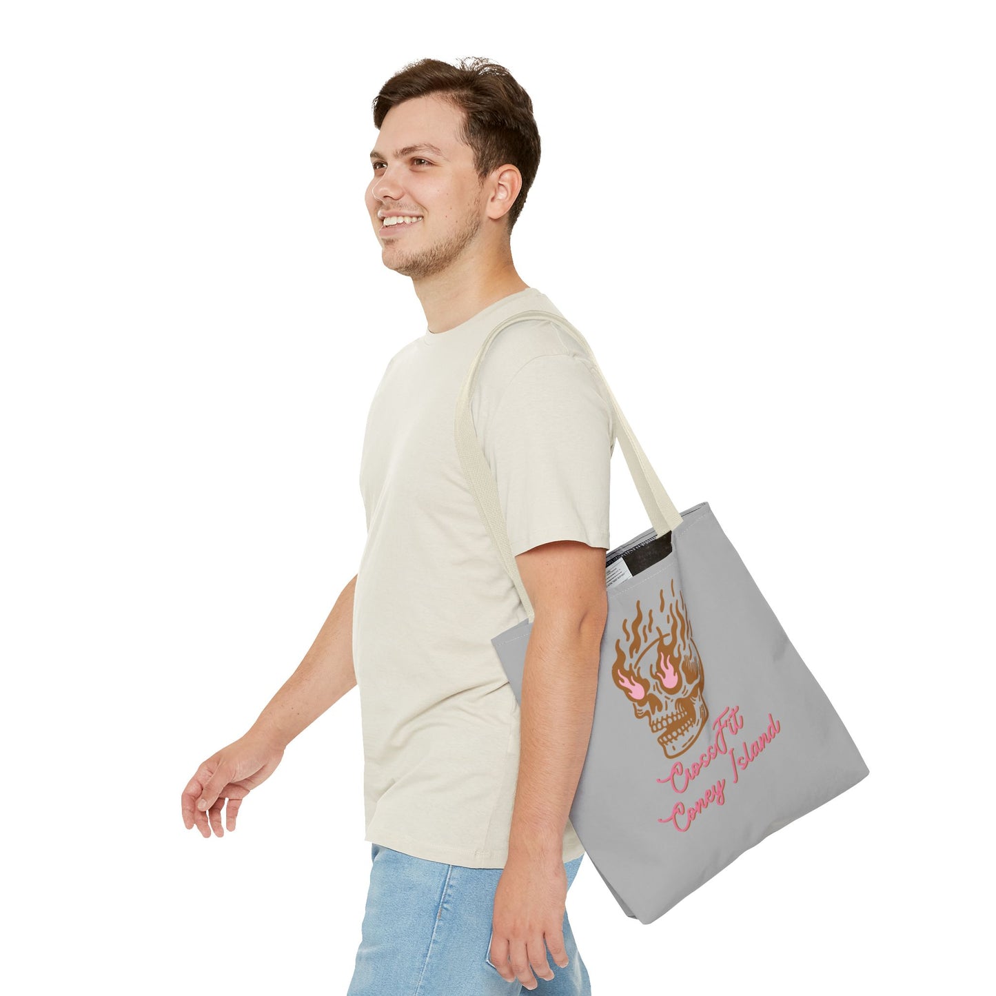 Everything Is Fine - Skull on Fire - Tote Bag