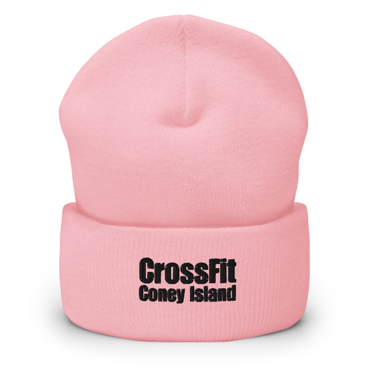 CrossFit Coney Island - Cuffed Beanie (black embroidery)