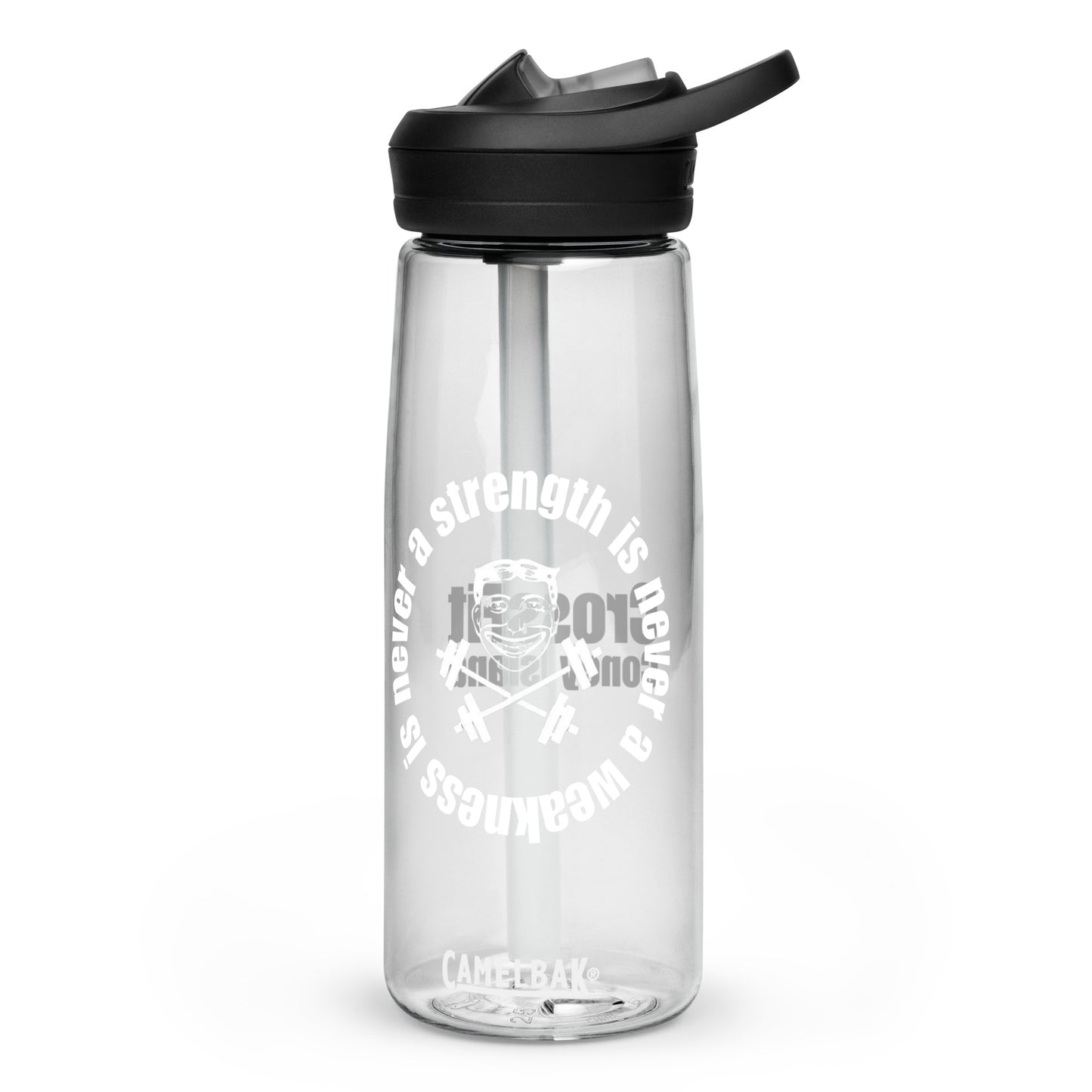 Strength is Never a Weakness - Sports water bottle