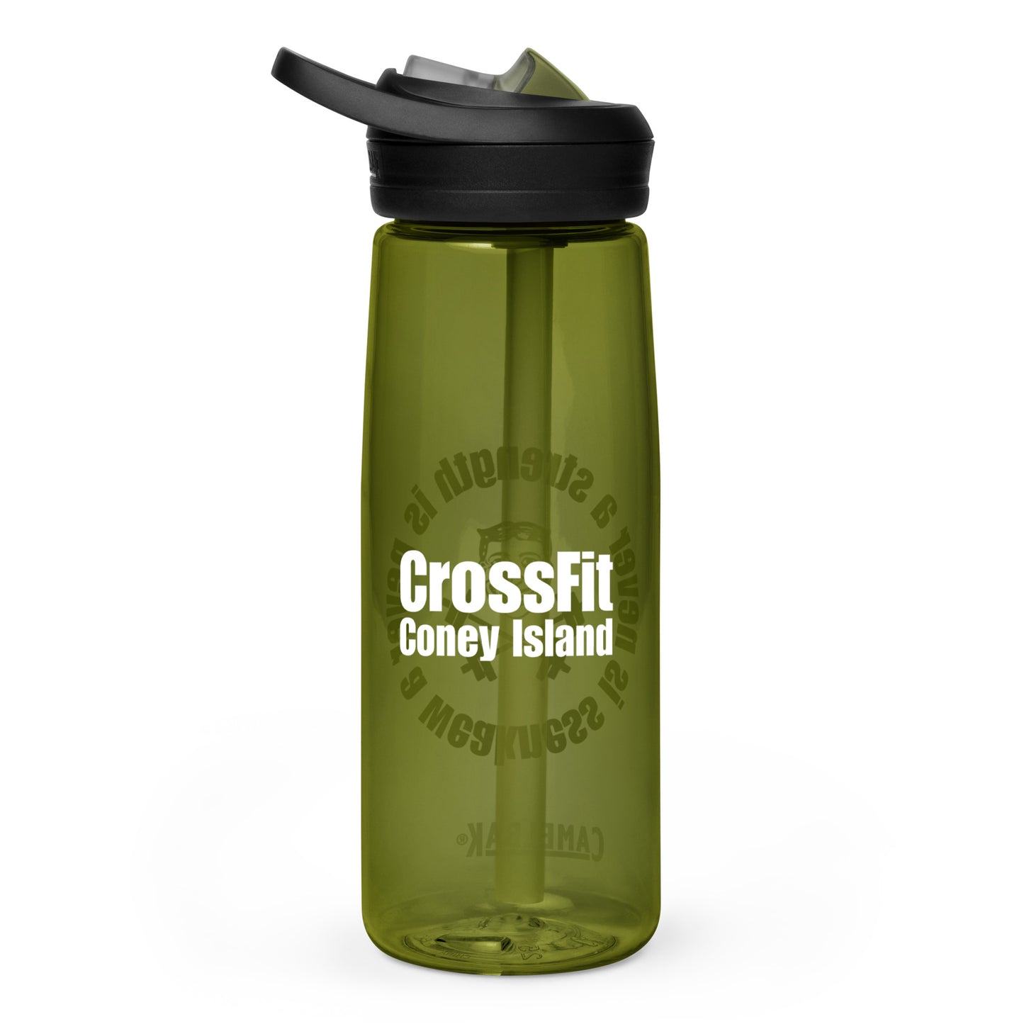 Strength is Never a Weakness - Sports water bottle