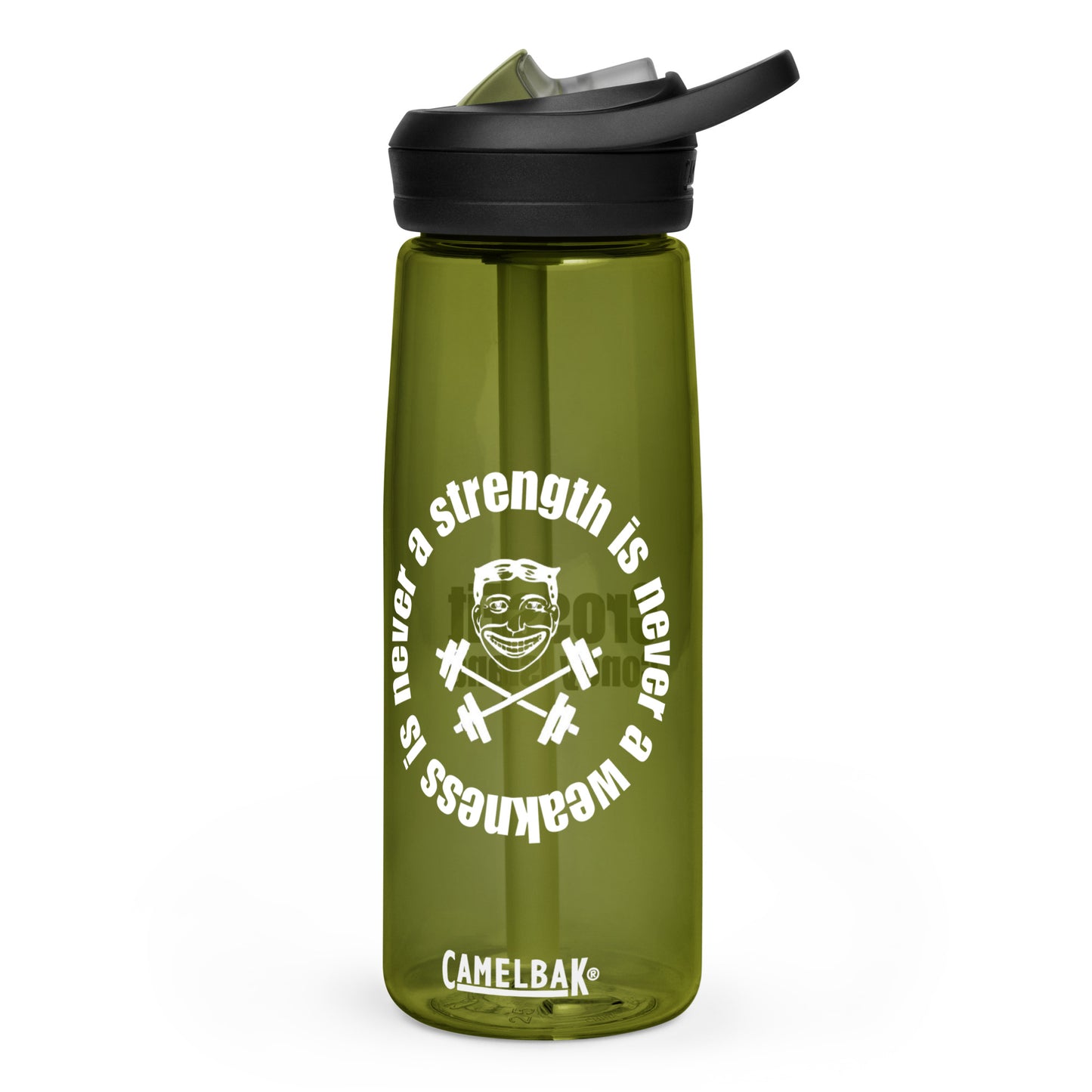 Strength is Never a Weakness - Sports water bottle