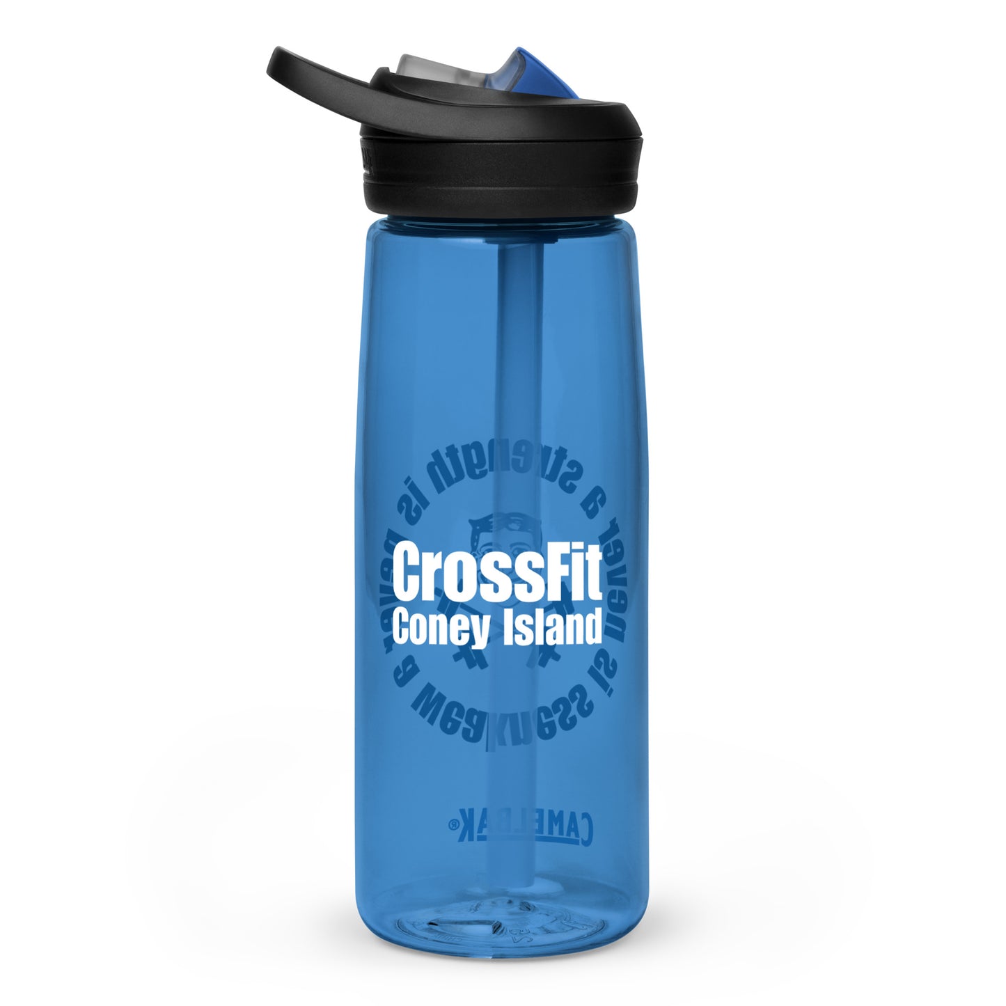 Strength is Never a Weakness - Sports water bottle