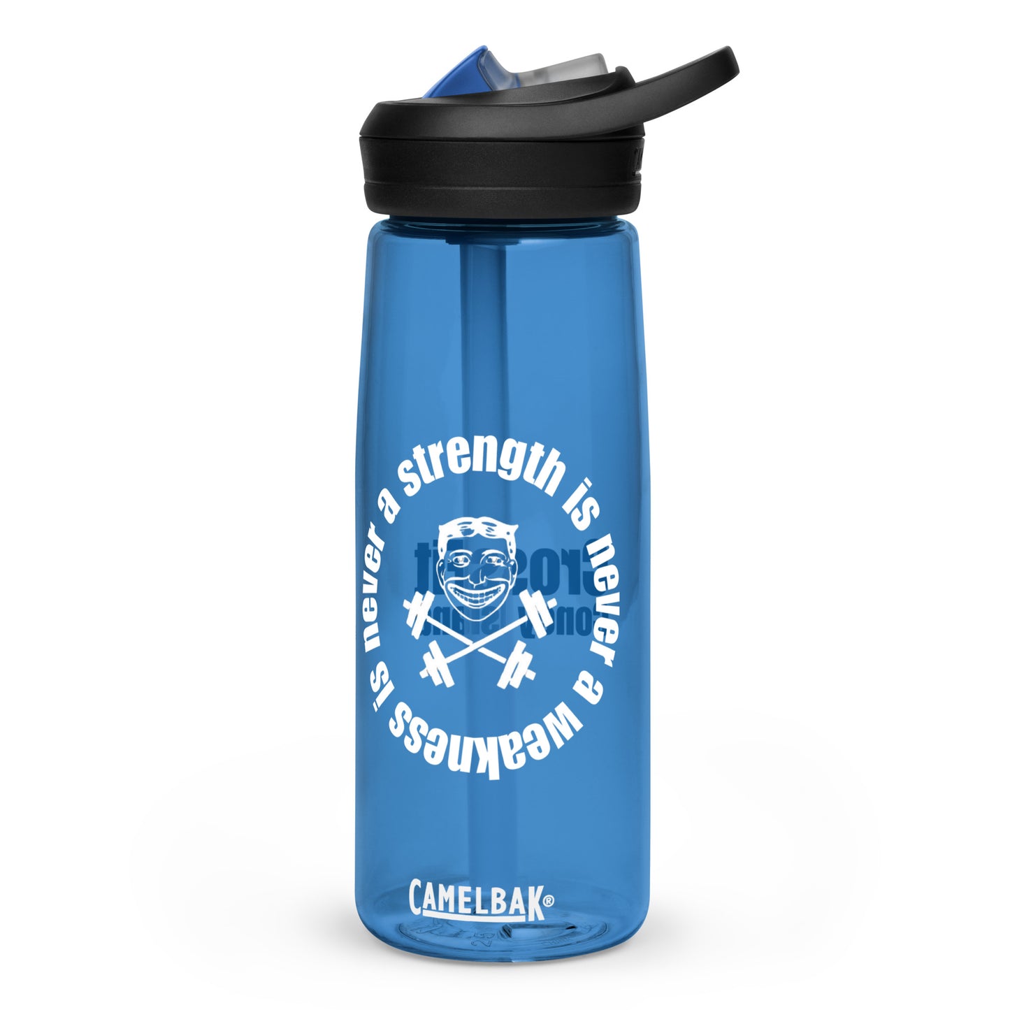 Strength is Never a Weakness - Sports water bottle