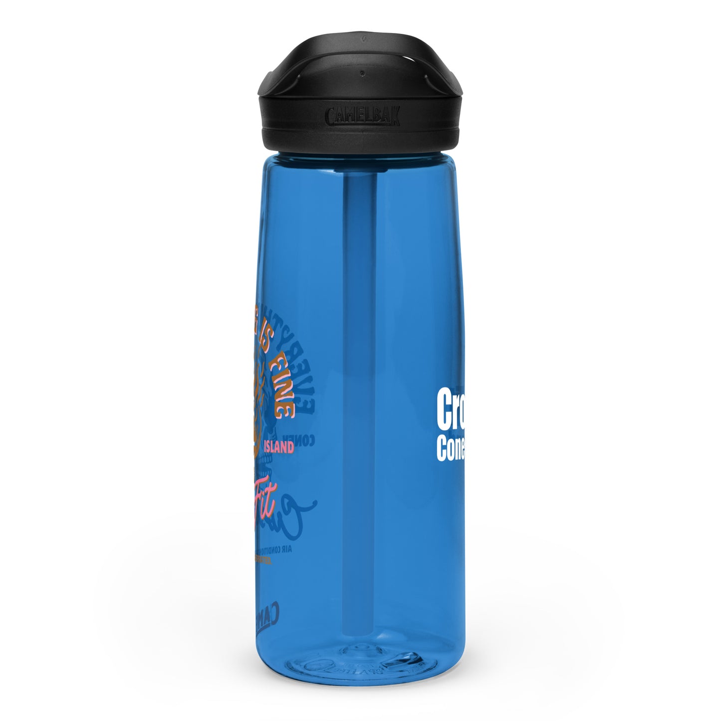 Everything Is Fine - Skull On Fire - CamelBak Sports water bottle